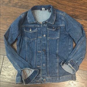 Girls Lands’ End stretch Jean Jacket